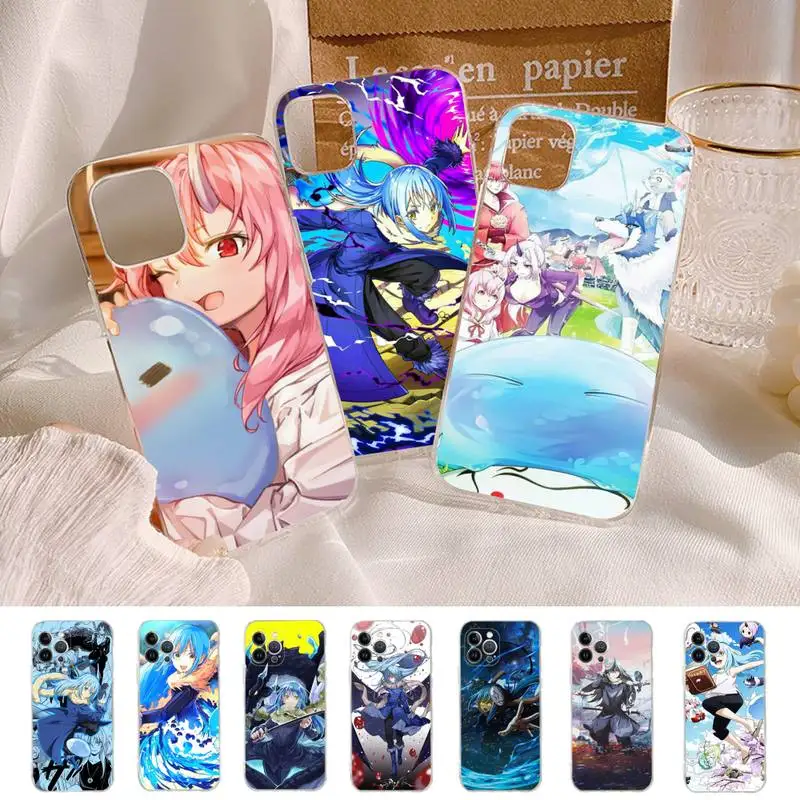 

Tensei Shitara Slime Datta Ken Rimuru Anime Phone Case For iPhone XR X XS Max 14 13 Pro Max 11 12 Mini 6 7 8 plus SE 2020