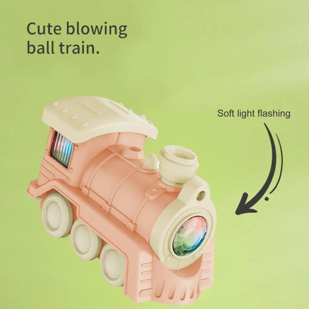 Novelty Blowing Ball Small Train Toy Electric Train Toy Early Learning Impact Resistant
