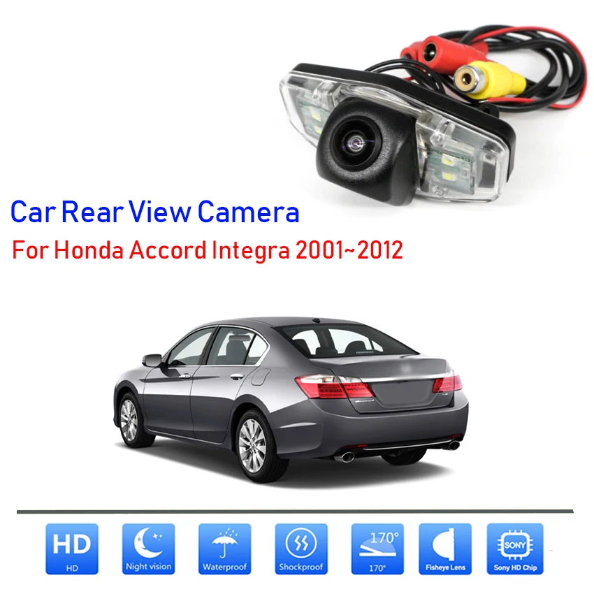 

Rear view Camera Back up Reverse Camera Car Parking Camera CCD HD Night Vision For Honda Accord 2003~2012 Integra 2001~2006