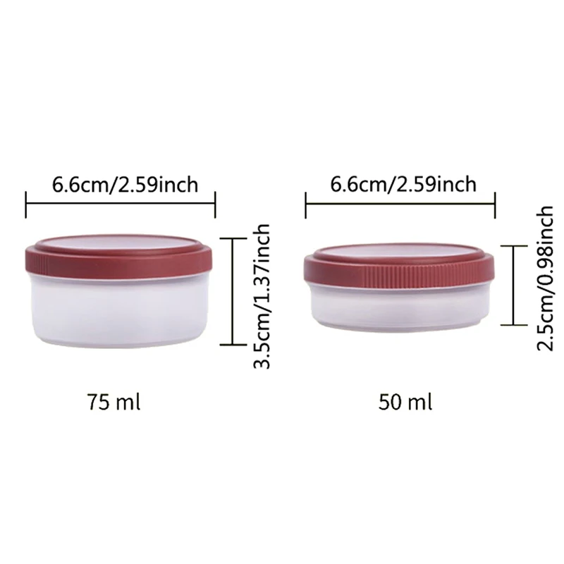 Контейнер для салата с крышкой 50/75 мл