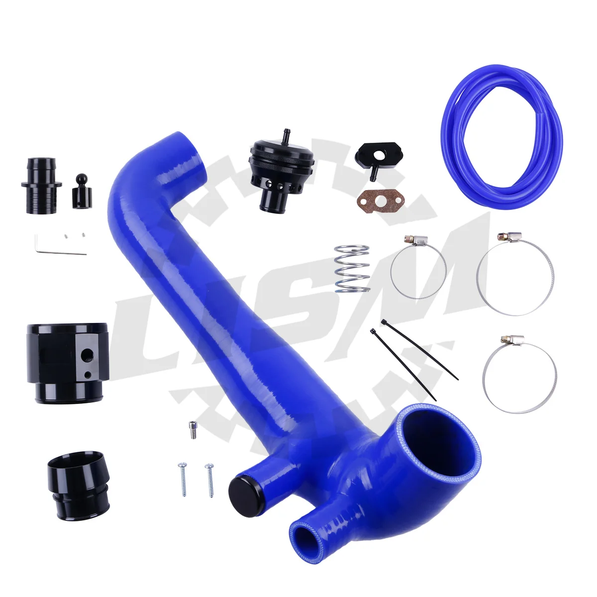 1 шт. 4-слойный клапан для Volkswagen VW Golf Jetta Polo MK7 Forge 2 &amp 4 TSI комплект силиконовых труб