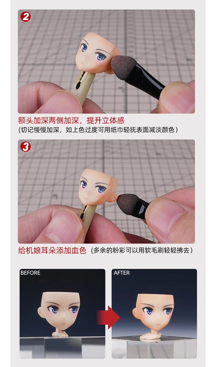 HOBBY MIO однотонный розовый набор, раскраска для девочек, мех, старение, ожог, модель Blythe, раскраска (art.: 3920cfec02337) - 3920cfec02337