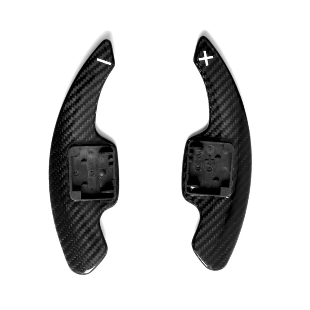 

2Pcs Car Steering Wheel Shift Paddle Blade Suitable for CT4/CT5 Dry Carbon Paddles(White Symbol)