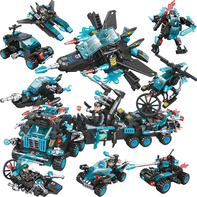 Обучающие сборные игрушки совместимые с конструктором Lego мелкие конструкторы
