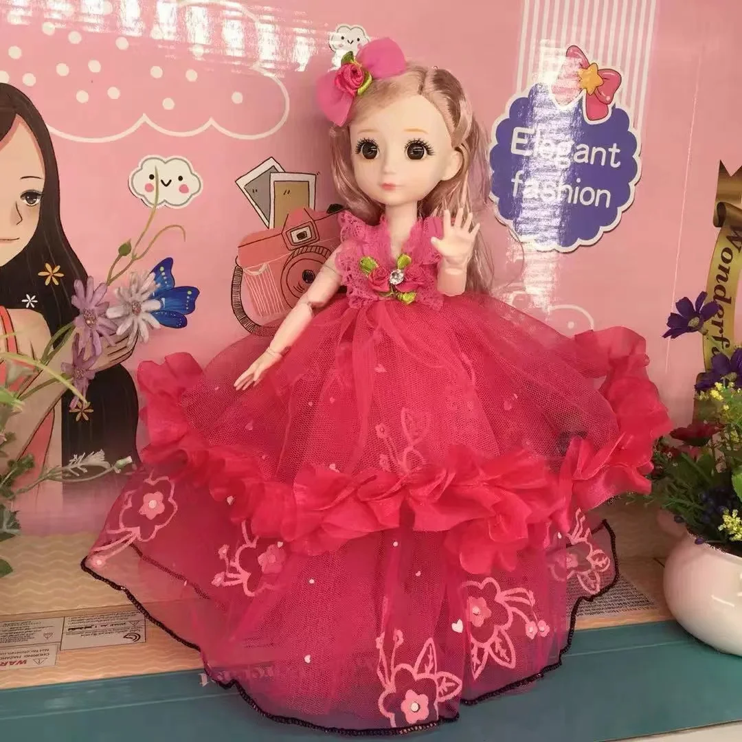 

1/6 BJD Doll 30CM Ball Jointed Full Set Up Girl Doll Display Collection Accompany Kids Toys For Girl Gift