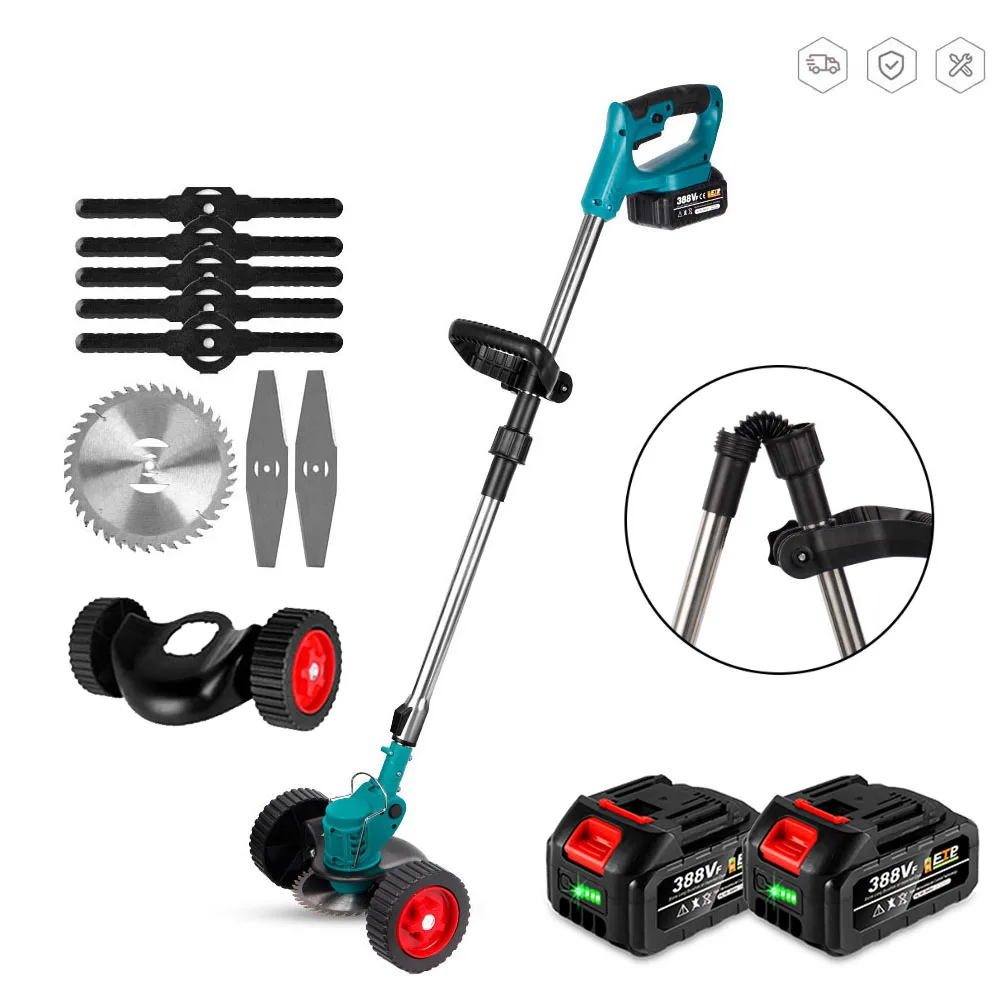 

Electric Foldable Lawn Mower Handheld Adjustable Electric Trimmer With Accessories Garden Pruning Tool for Makita 18V Battery