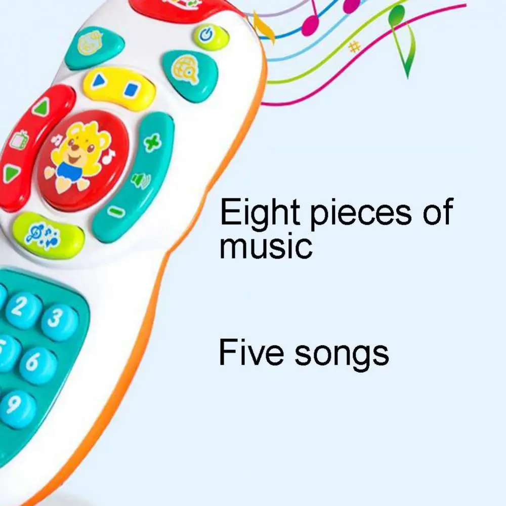 

Baby Electric Light Music Smart Mobile Phone Remote Control Educational Toy New
