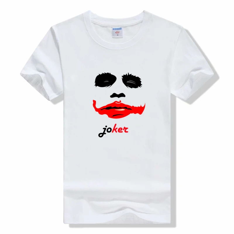 Забавная футболка Джокера крутая летняя черная с коротким рукавом и принтом Why So