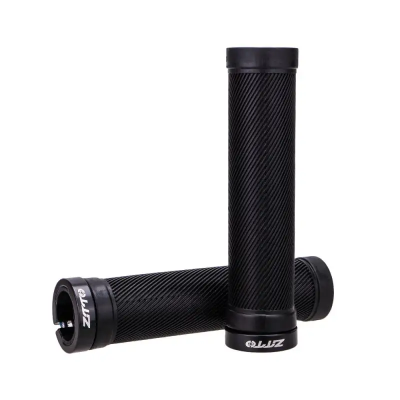 

1Pair ZTTO MTB Handlebar Grips Rubber Lock On Anti Slip Grips For MTB Folding Bike Straight Barrel Bicycle Parts Accessories