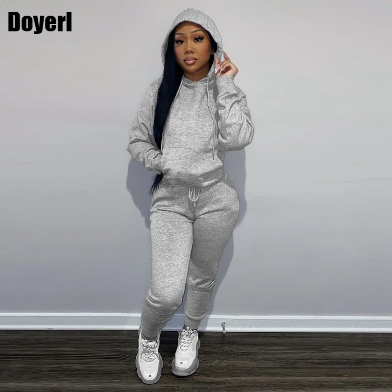 

Winter Two Piece Set Tracksuit Women Oversize Hoodies Sweatshirts and Sweatpants Set Sportswear Sweatsuits for Women Set Joggers
