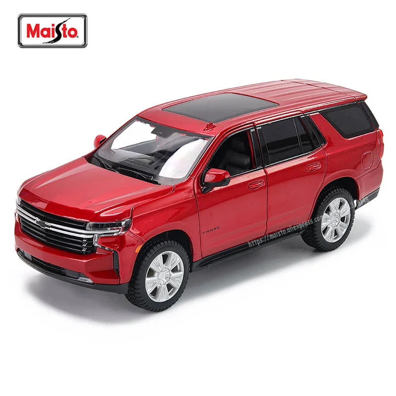 

Maisto 1:24 новый стиль 2021 Chevrolet Tahoe высокодетализированная Точная Модель литья под давлением Коллекционная модель автомобиля подарок