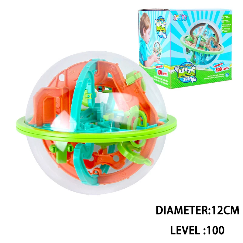 Новый 3D пазл волшебный лабиринт с шариком 110 уровня интеллект Мраморная