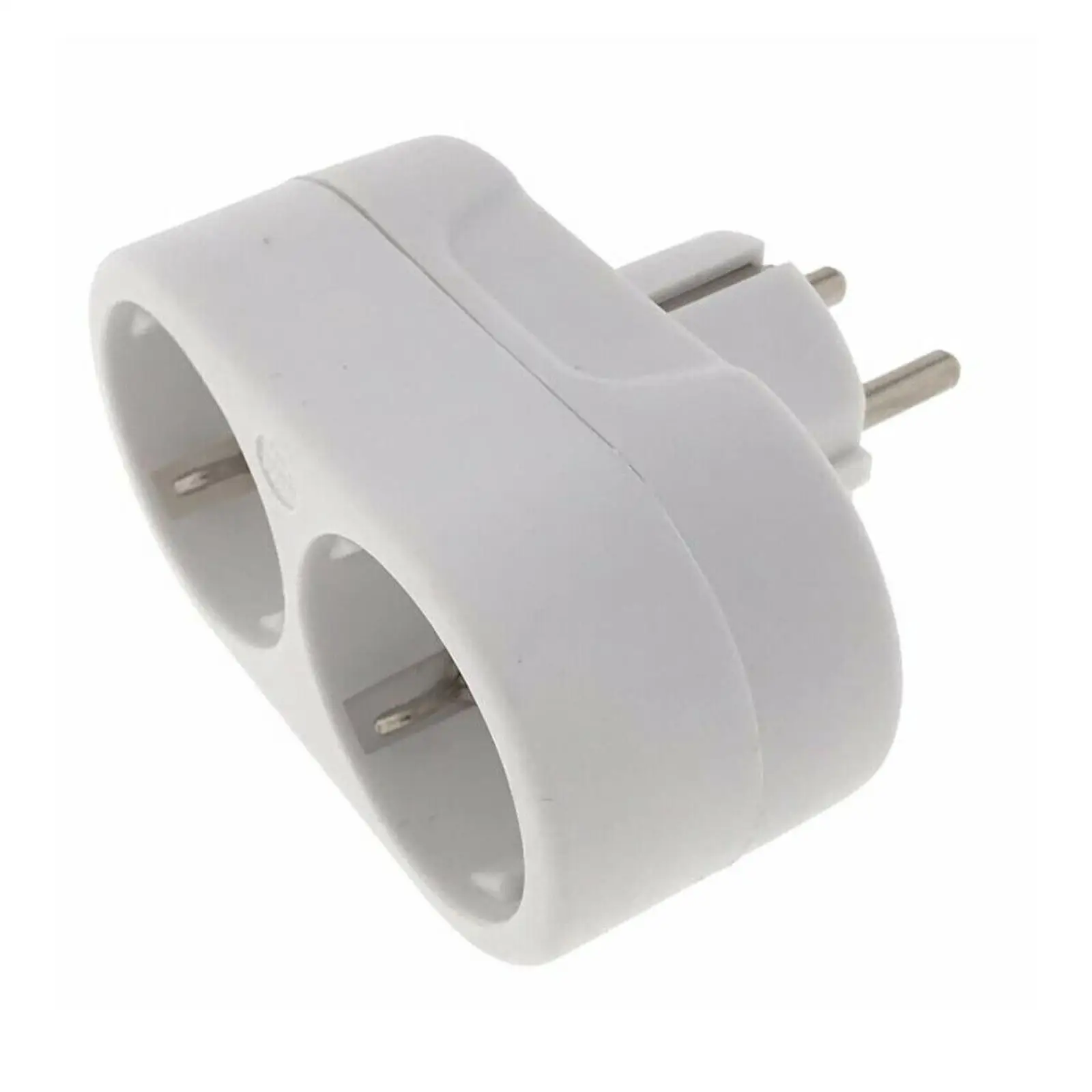 

EU Conversion Plug 1 to 2 Way Socket Adapter European Standard Conversion Plug Power Adapter Socket 250V Travel Plug