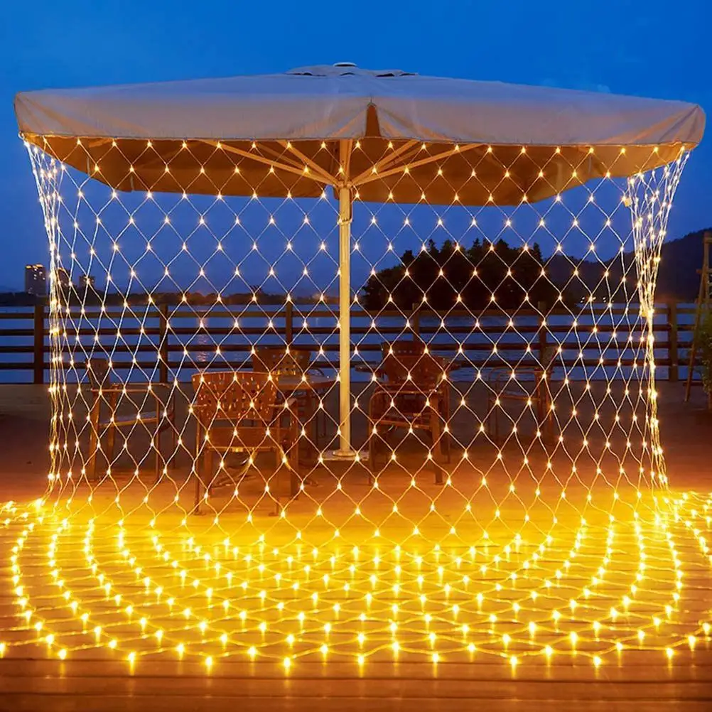 

200 LED Light Net 3 x 2 Meter Fairy Lights Waterproof 8 Modes Curtain Indoor Outdoor Decoration For Garden Wedding Party