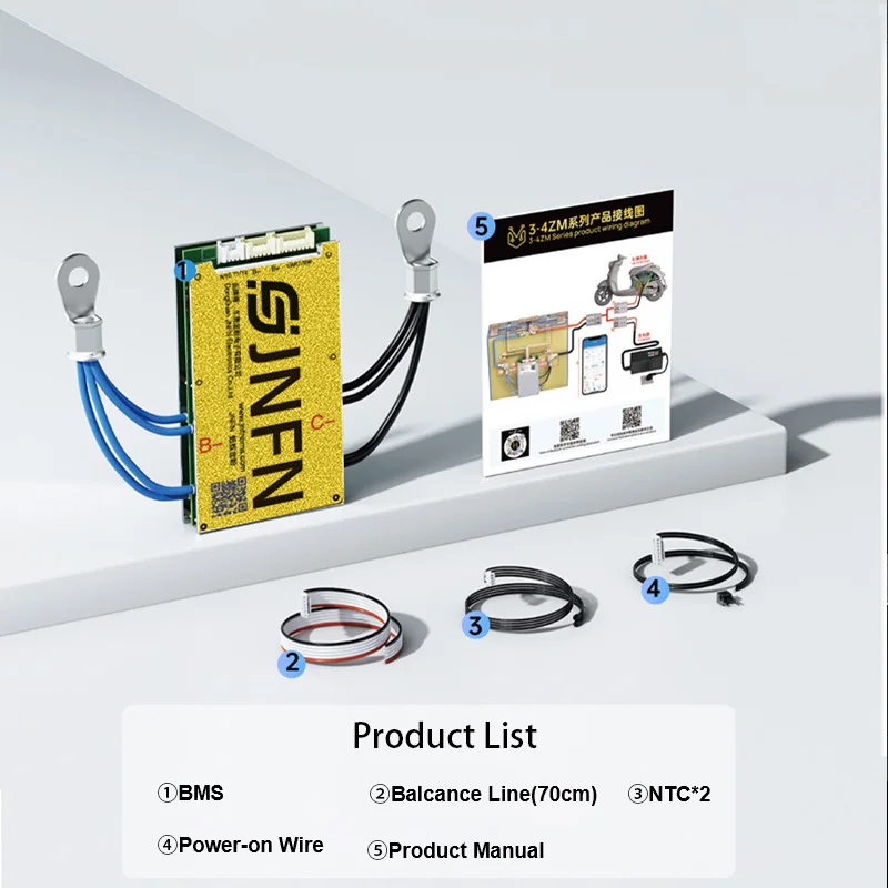 ANT BMS 4S 12 В LiFePO4LTONCM 60A 110A 130A 400A 420A Bluetooth для электрического скутеравелосипеда 18650 21700 аккумулятор smart bms (art.: 3920c8ea87d51) - 3920c8ea87d51