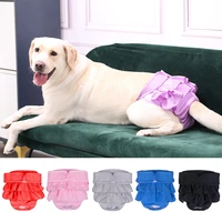pet washable diapers female dog physiological pants menstruation short briefs for small medium dog cotton breathable pants