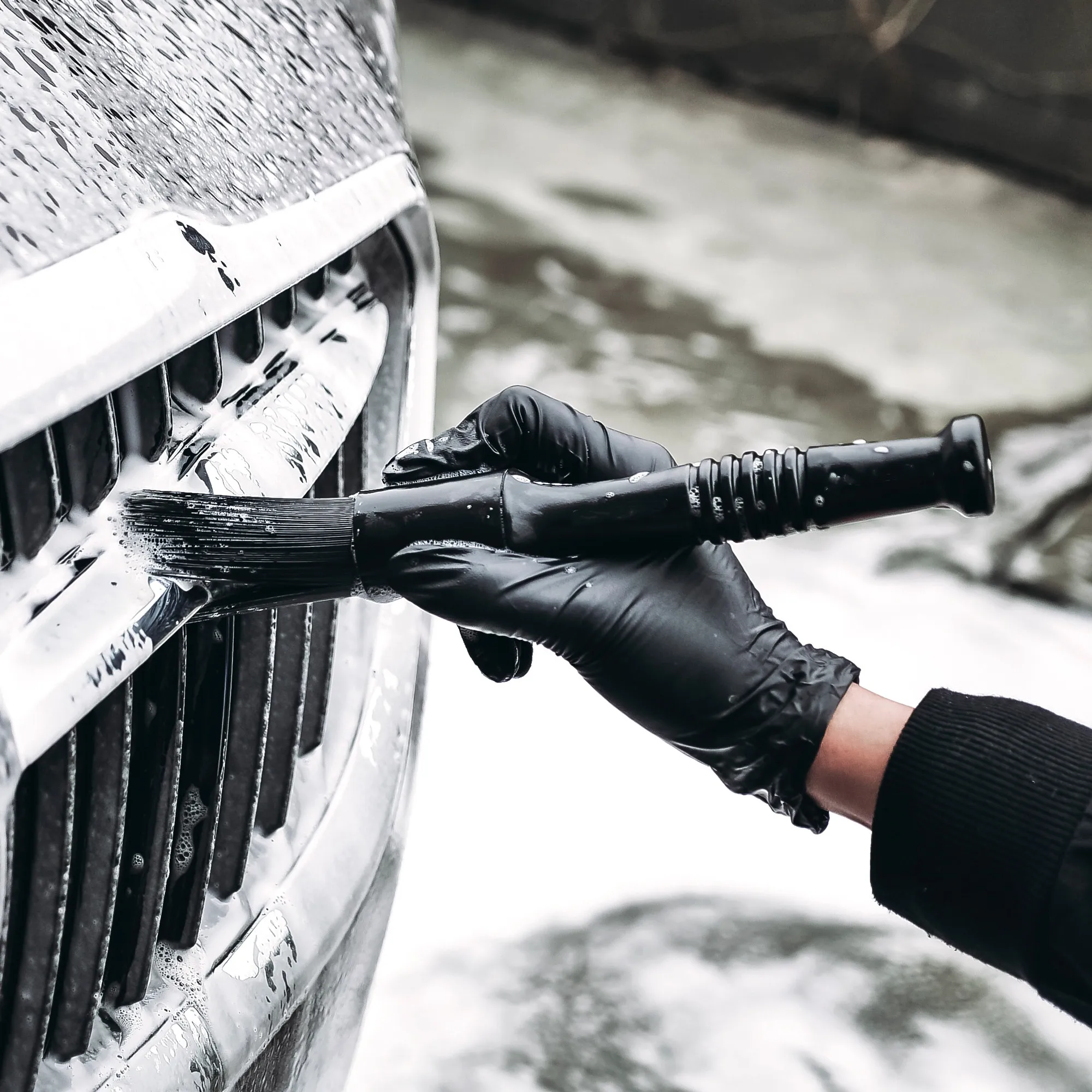 

Car Cleaning Tools Wheel Rim Tire Door Seam Seat Bristle Brush Car Detailing Washing Accessories Automotive Tools Brushes