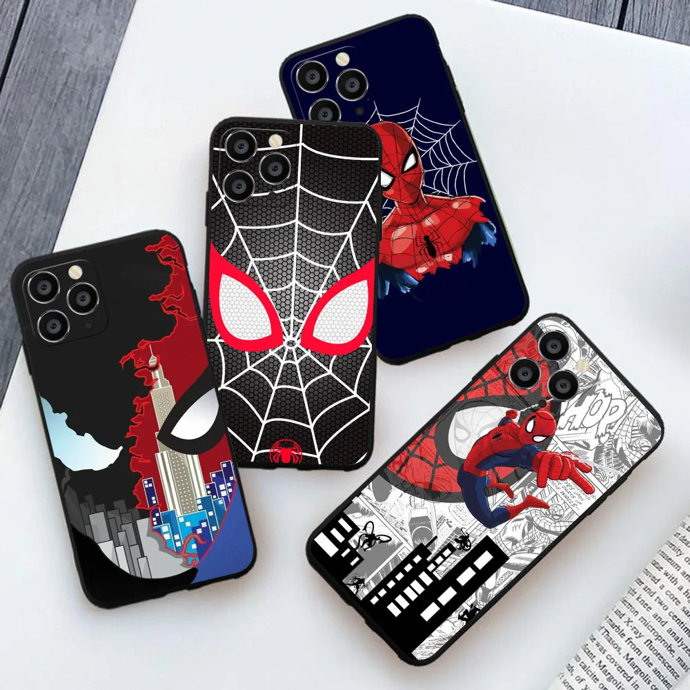 Силиконовый чехол для Huawei Y5P Y6 Y6S Y6P Nova 2 2i 3 3i 4E 5T P20 P30 P40 Y9A Lite Pro KK-61 Человек-паук