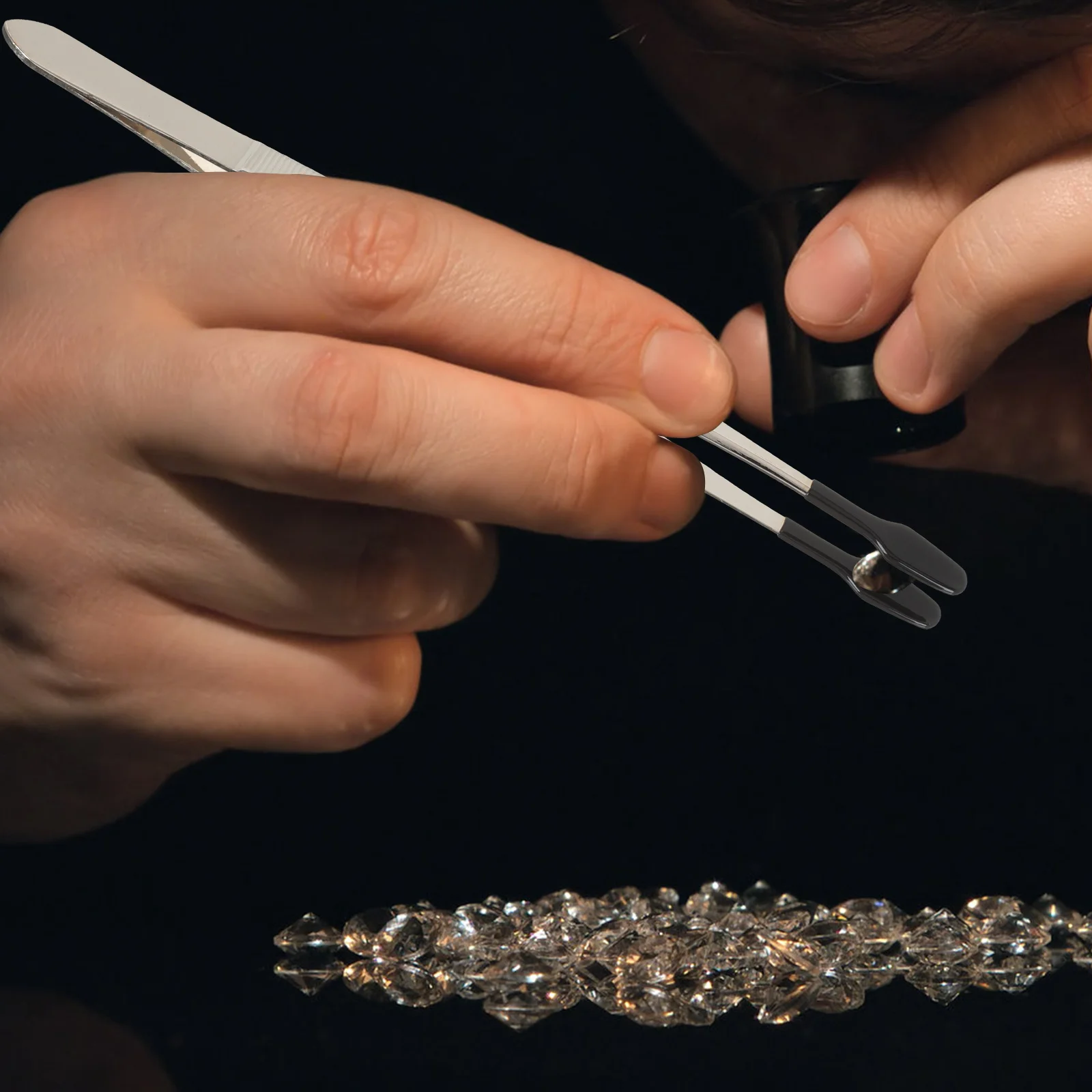 Пинцет для рукоделия ювелирных изделий штампов щипцов бусин хобби инструменты с