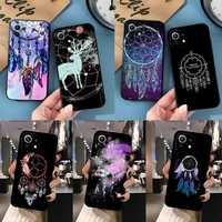dreamcatcher art phone case for redmi k40 k30 k20 pro plus k50 gaming extreme go 8 8a 9 9a 9c 9t 10 10x black silicone cover