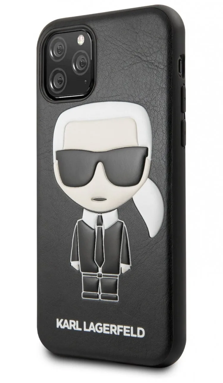 Чехол CG Mobile Karl Lagerfeld PU Leather Iconik Hard для iPhone 11 Pro Max цвет Черный | Мобильные телефоны и