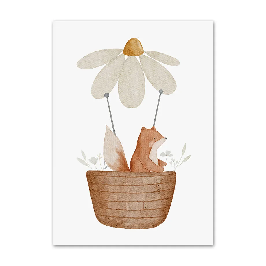 

Картины с мультяшными животными HALFLEMART