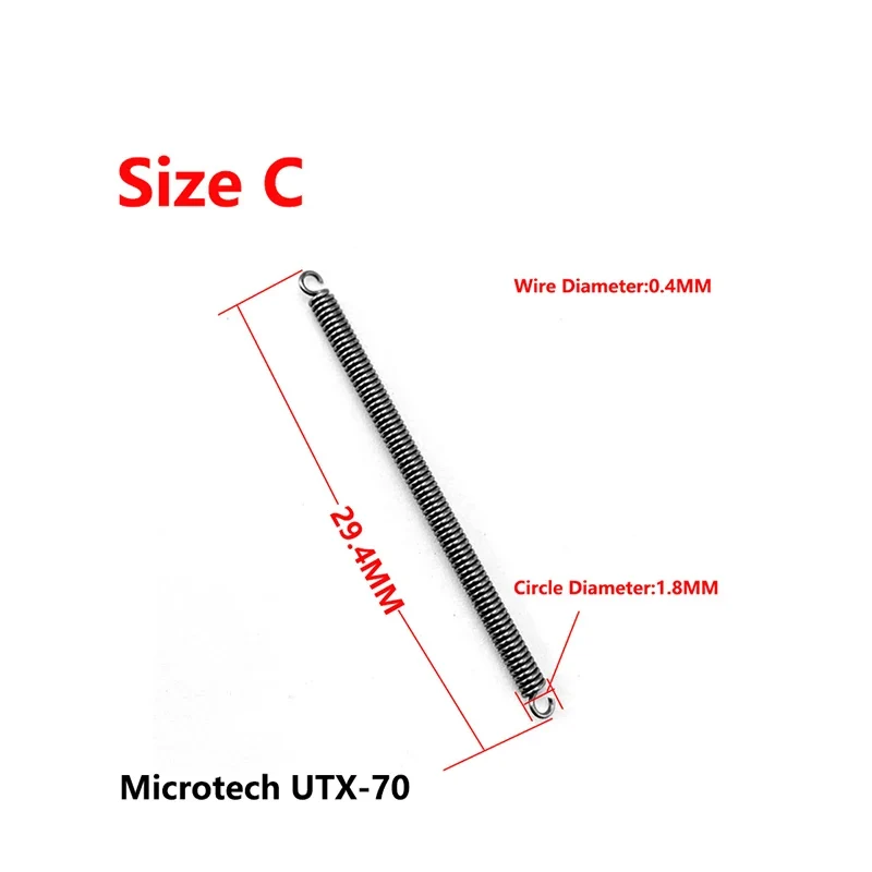 Изготовленный на заказ нож из стальной проволоки пружинные аксессуары для Microtech