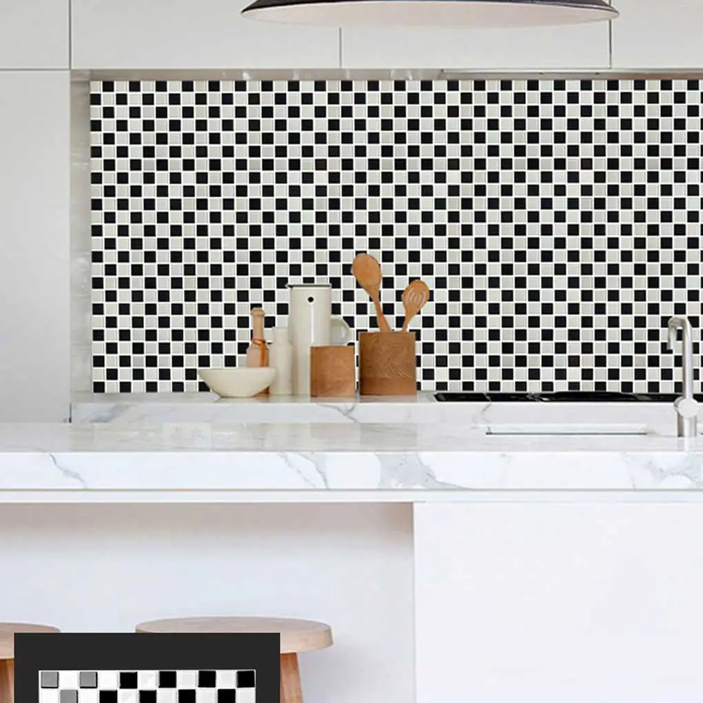 

25x25cm Wall Brick Tile Kitchen Washroom Construction DIY Floor Ceramic Tiling Decorating Household Decoration Art