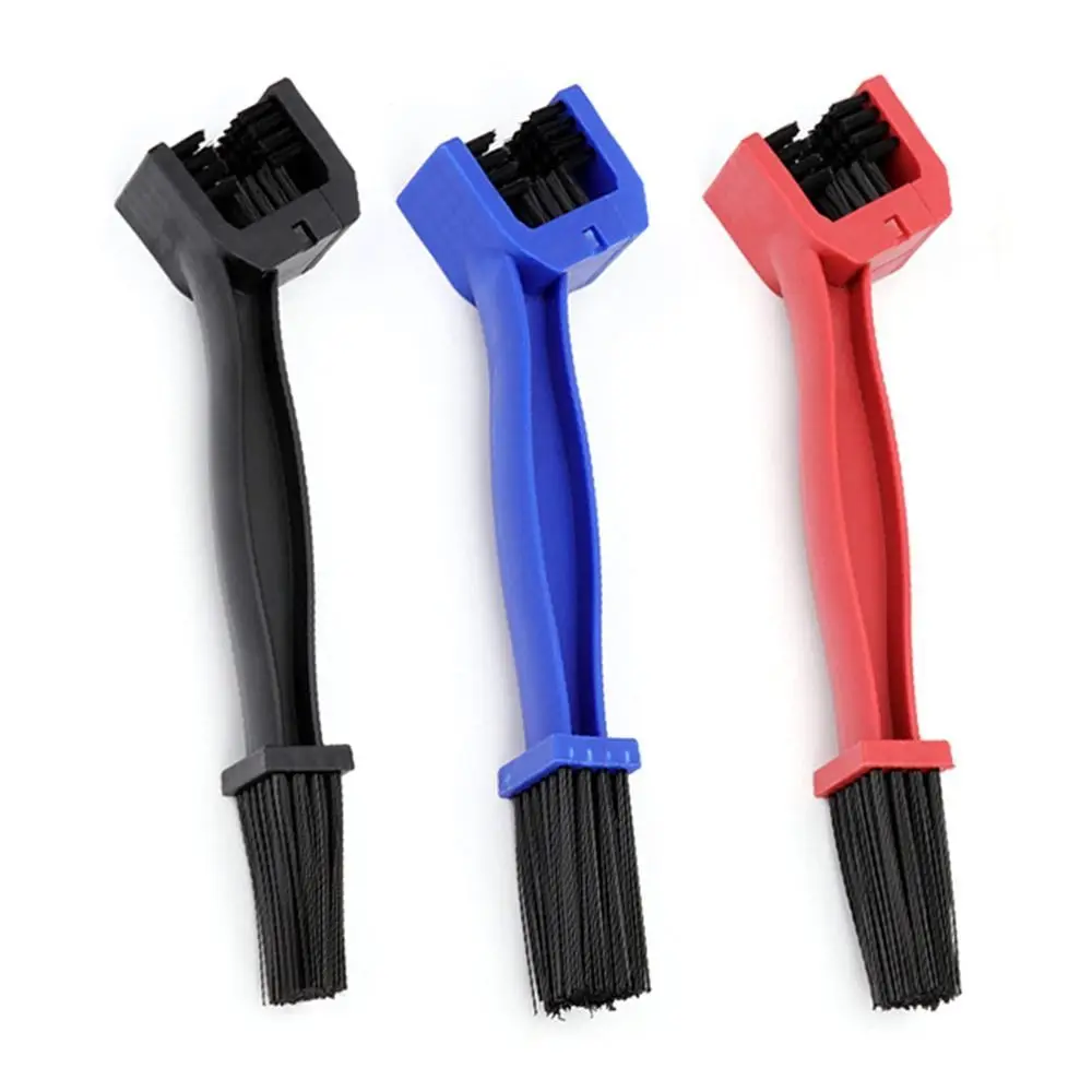 

Motorcycle Chain Cleaning Brush Gear Crankset Cleaner Dual-heads Electric Bike Chain Cleaning Brush Portable Repair Tools