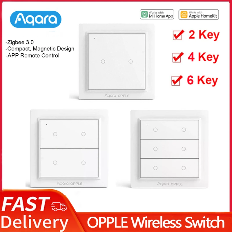 Умный Беспроводной Выключатель Aqara Opple международная версия настенный