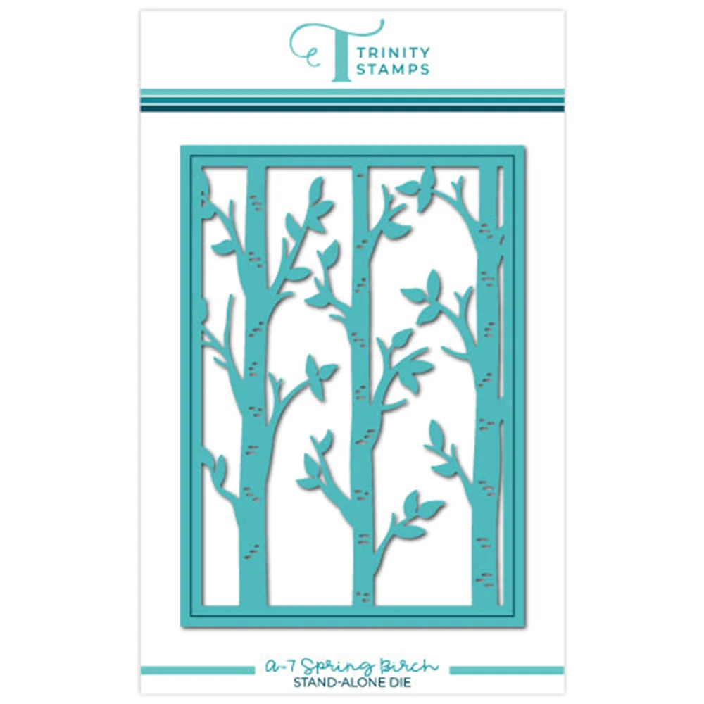 

2022 Summer Spring Birch Metal Cutting Dies Diy Craft Paper Scrapbooking Greeting Cards Album Diary Decoration Embossing Molds
