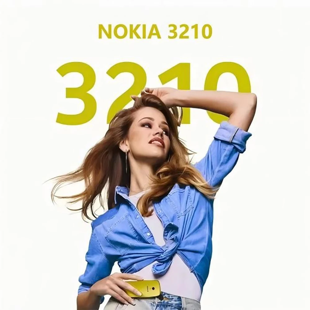 Фото Смартфон Nokia 3210 4G, 2 SIM-карты, Bluetooth 5.0, FM-радио, 2.4-дюймовый экран, Type-C, 2 МП, аккумулятор 1450 мАч, кнопочный, разблокированный, запасной телефон Nokia №3