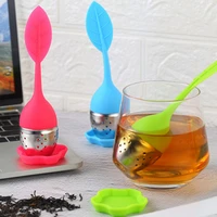 creative tea strainer reusable stainless steel separation of tea and water filter tea leaf spice infuser tool kitchen accessorie