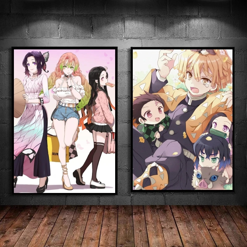 

Anime Character Pictures Demon Slaying Corps Decoration Paintings Cuadros Best Gift Birthday Gifts Modular Prints Hanging