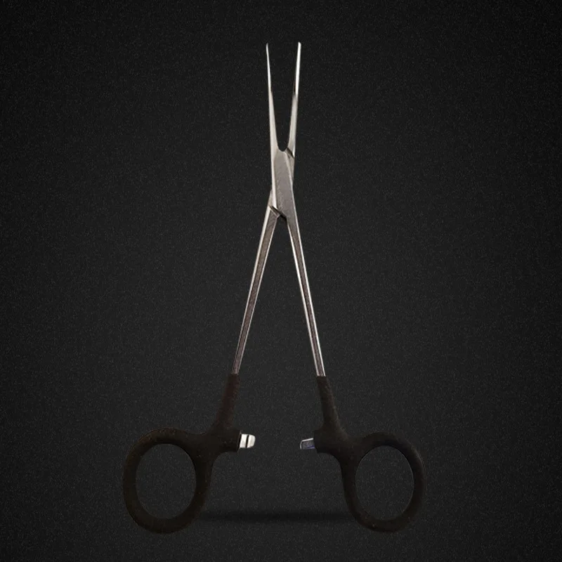 

sell stainless steel hook pliers serrated rubber-covered hemostatic pliers elbow dehook hook dehooker fishing gear wholesale