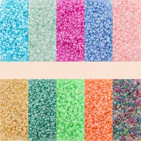2mm1000pcs glass rice beads cream candy dispersion beads diy hand string beads weaving accessories