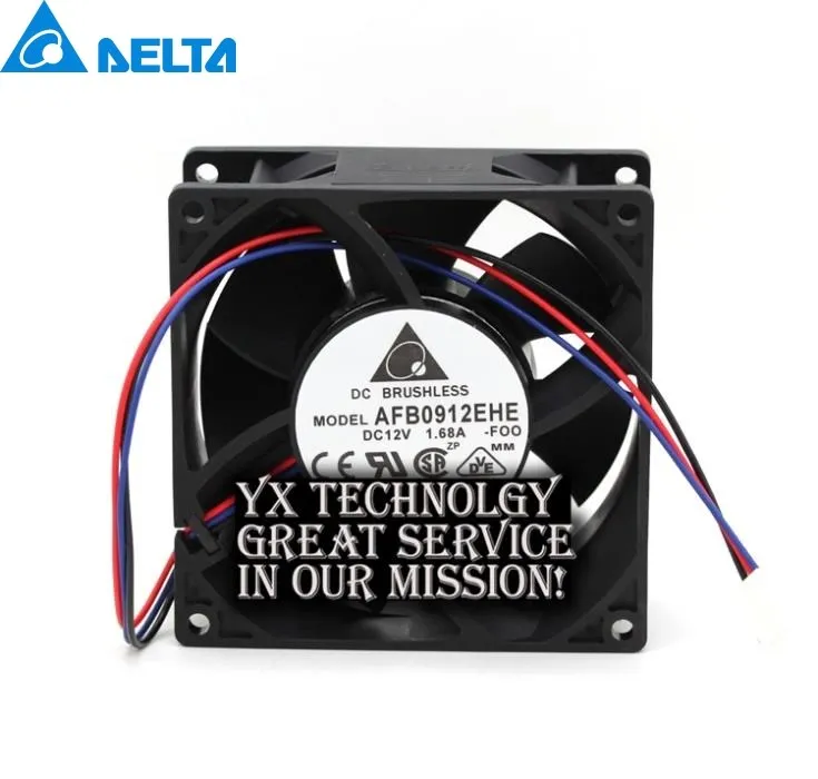 AFB0912EHE 9238 12В 1,68a 9 см 90 мм вентилятор охлаждения сервера для Delta 92*92*38 мм Для delta
