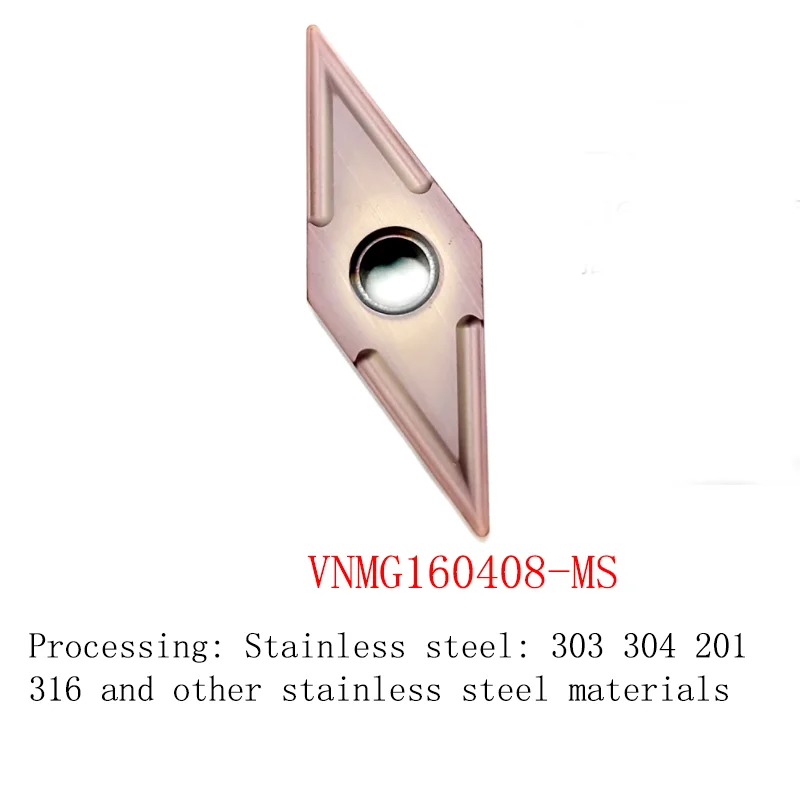 YRFL 5 шт. 35 ° CNC вставка VNMG 160404 08 алмазные острые вставки из нержавеющей стали