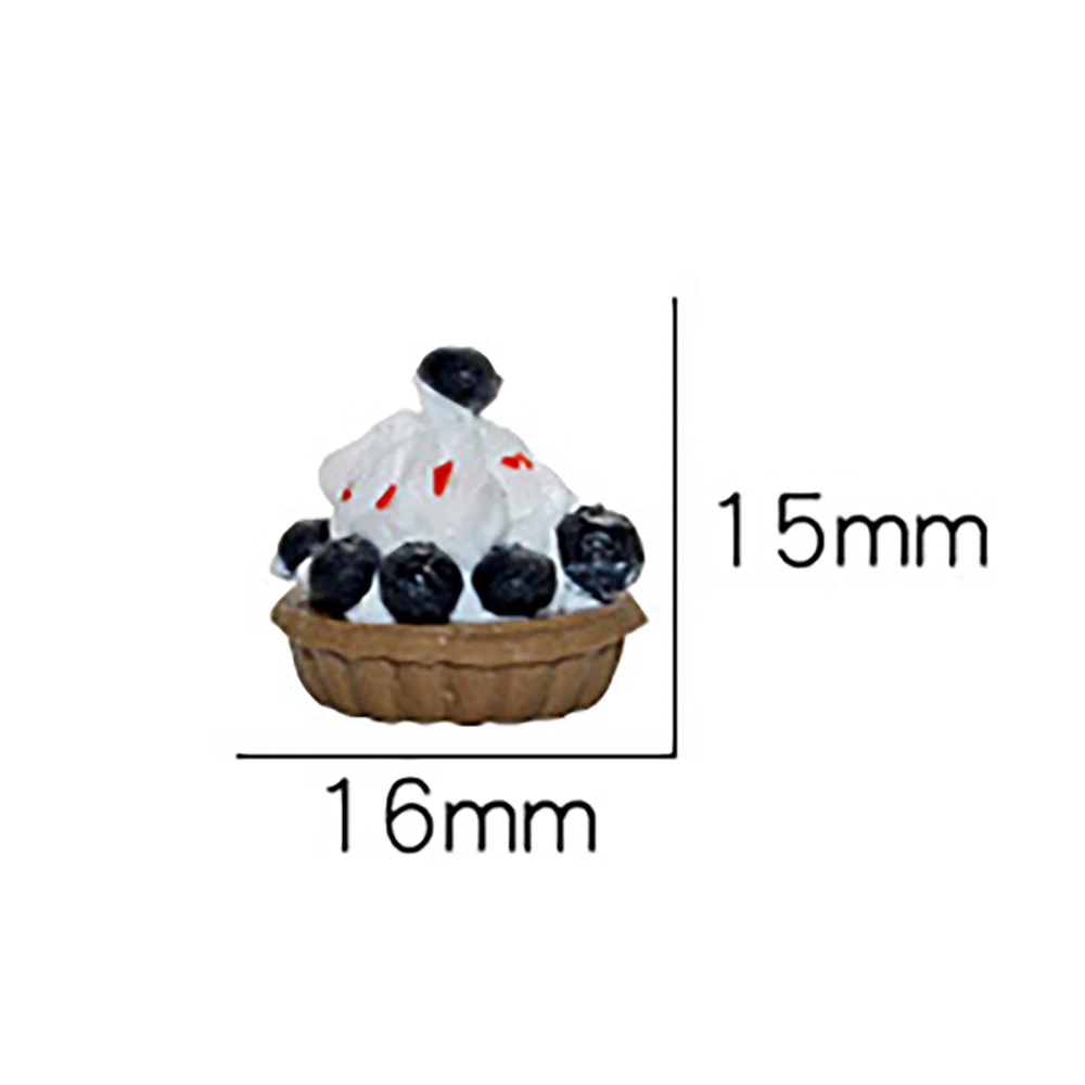 1 шт. 1/12 аксессуары для кукольного домика миниатюрные фрукты Tart мини-десерт