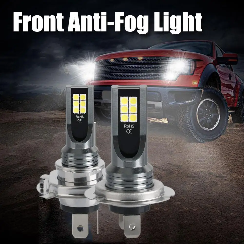 Автомобильные передние противотуманные фары DRL светодиодный дальнего света