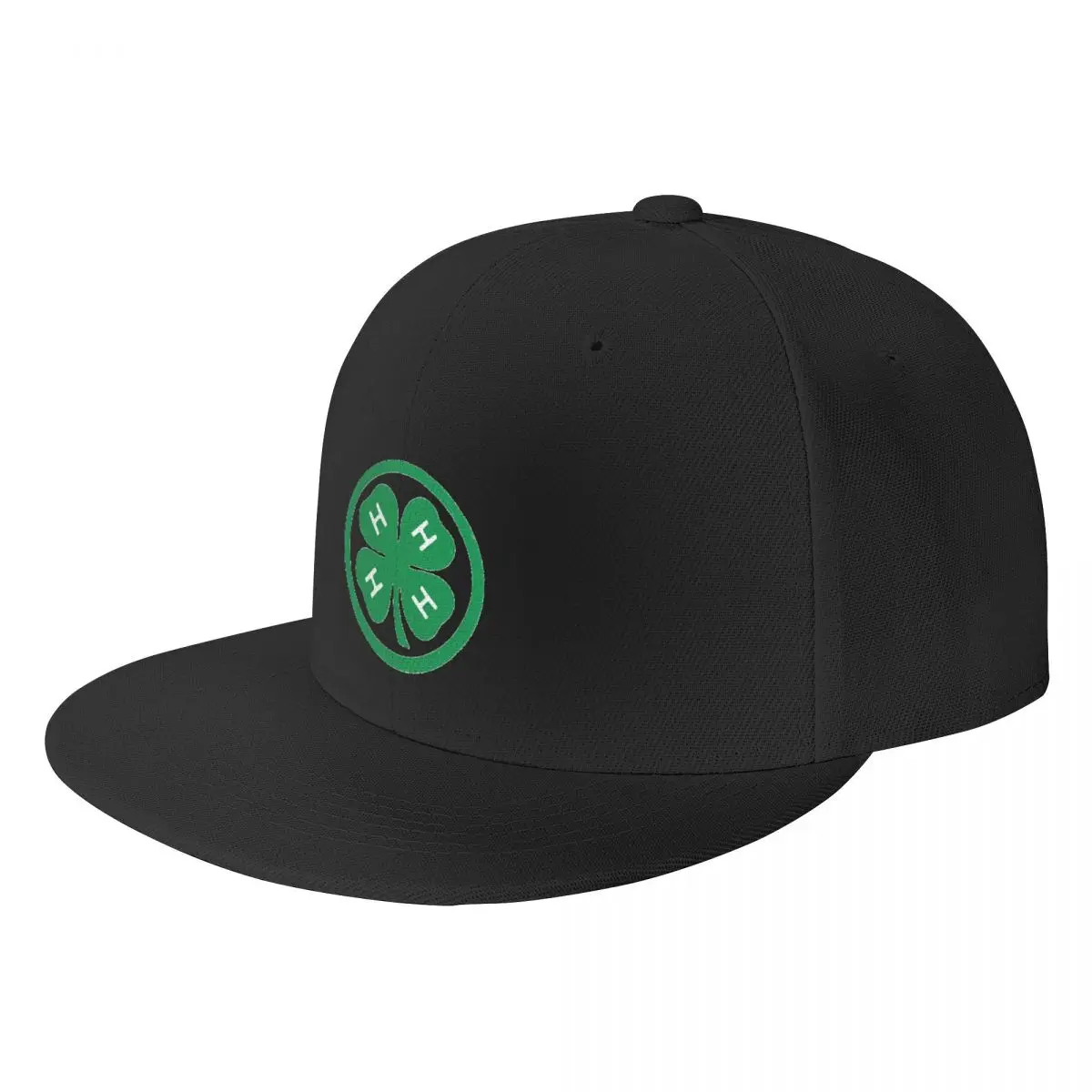 

Крутая шапка 4H в стиле хип-хоп с изображением четырехлистного клевера, Весенняя плоская Снэпбэк шапка для скейтборда