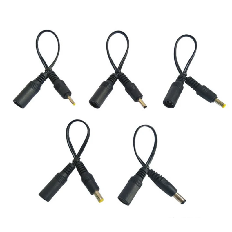 

5V 9V 12V Converter Cord DC5.5x2.1 to DC4.0x1.7/3.5x1.35/5.5x2.5/2.5x0.7/4.8x1.7 Dropship