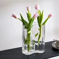 hydroponies decorative vases modern nordic minimalist transparent glass jar interior glass bottl vasos decorativos table art