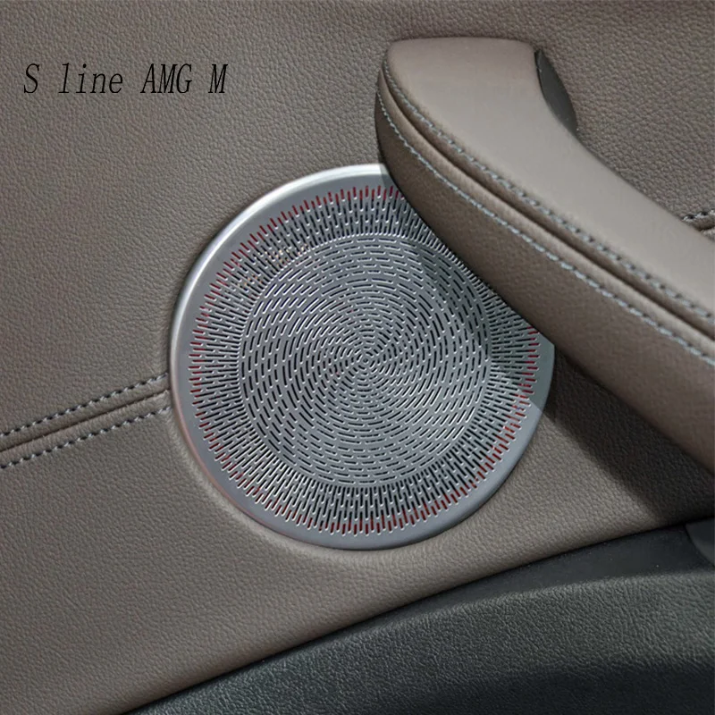 

Car Styling For BMW X3 G01 X4 G02 2018-2023 Car Door Panel Loudspeaker Sound Pad Stereo Audio Speaker Cover Interior Accessories