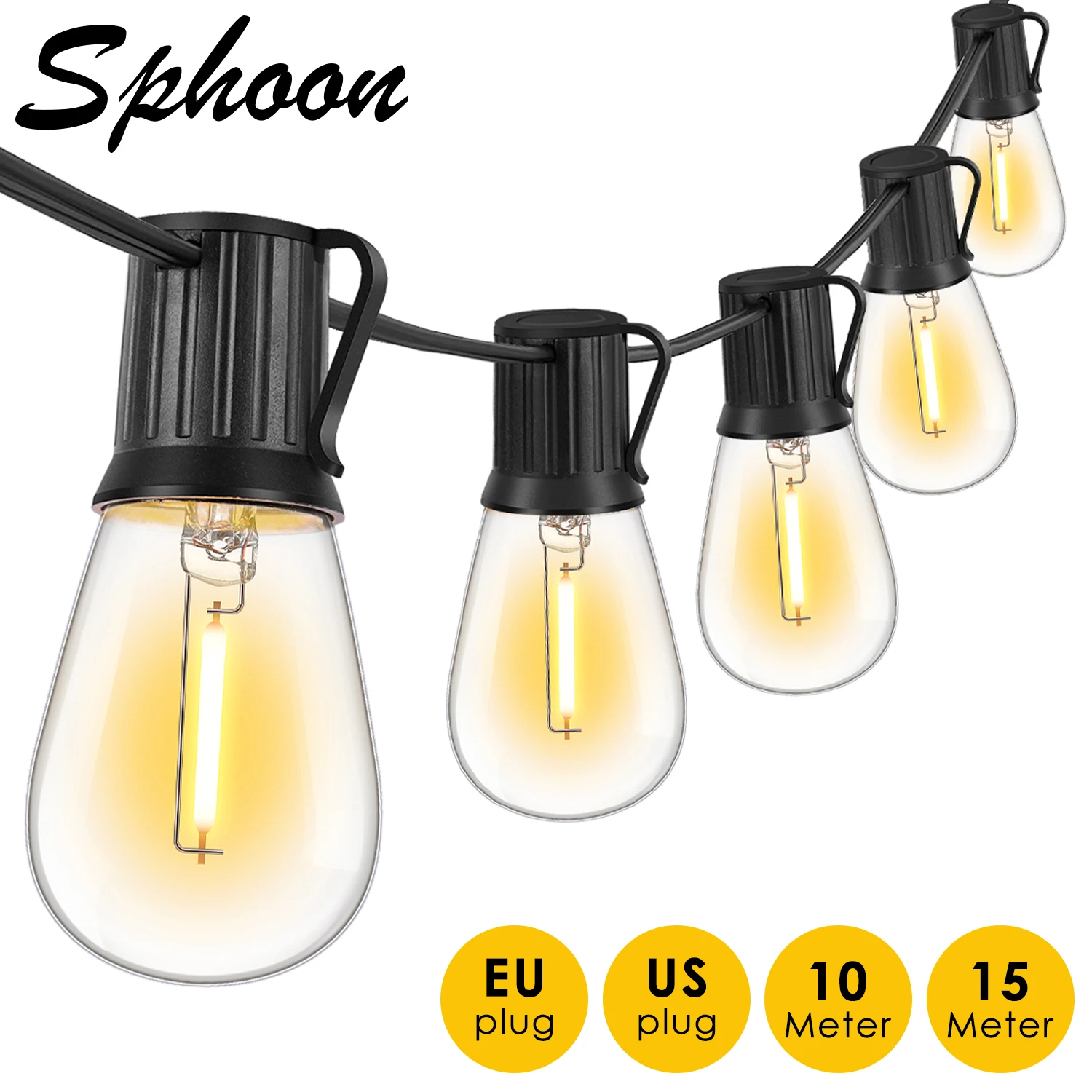 Гирлянда Sphoon S14 с регулируемой яркостью 2700 к