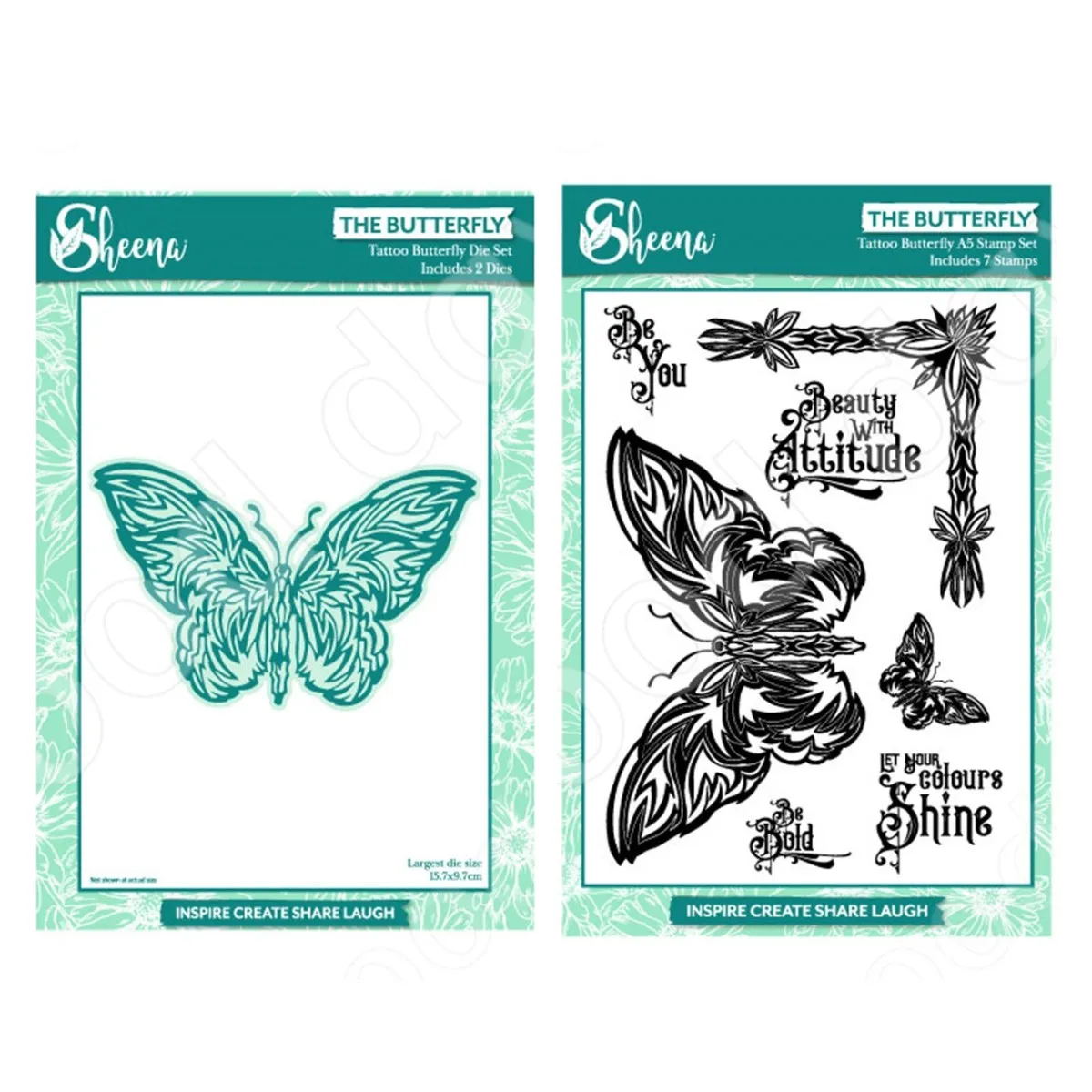 

The Tattoo Butterfly Cutting Dies Stamps Scrapbook Diary Decoration Embossing Template Diy Greeting Card Handmade New Arrival