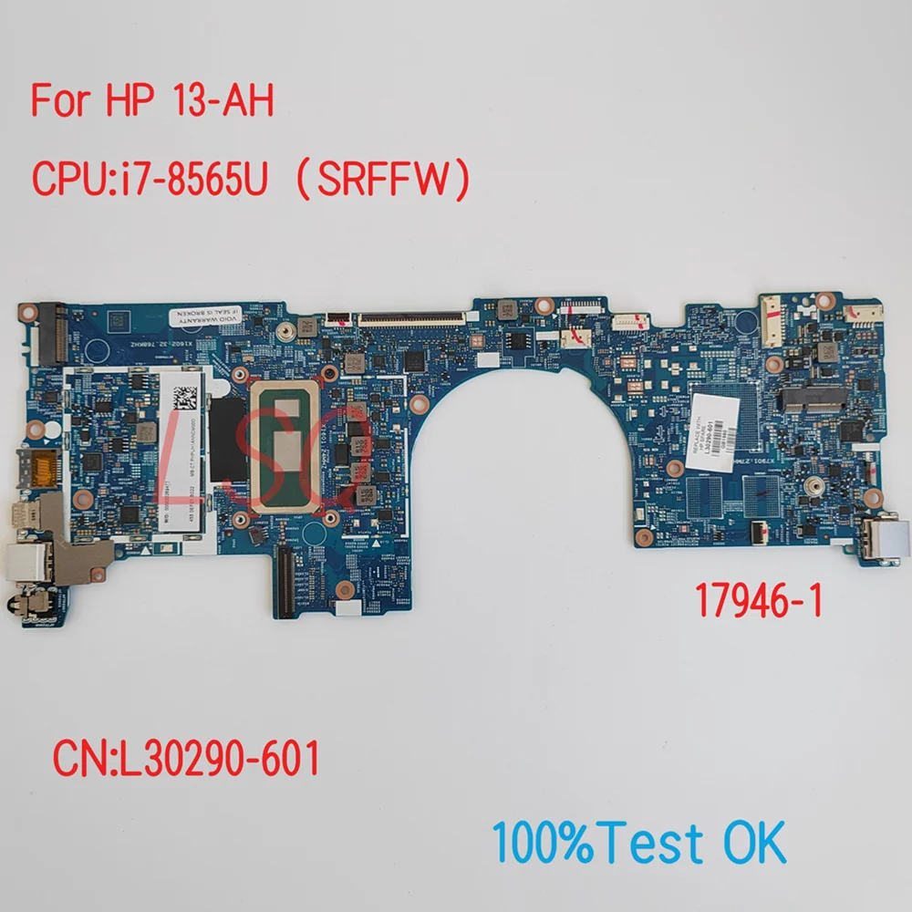 

17946-1 For HP ProBook 13-AH Laptop Motherboard With CPU i7-8565U PN:L30290-601 100% Test OK