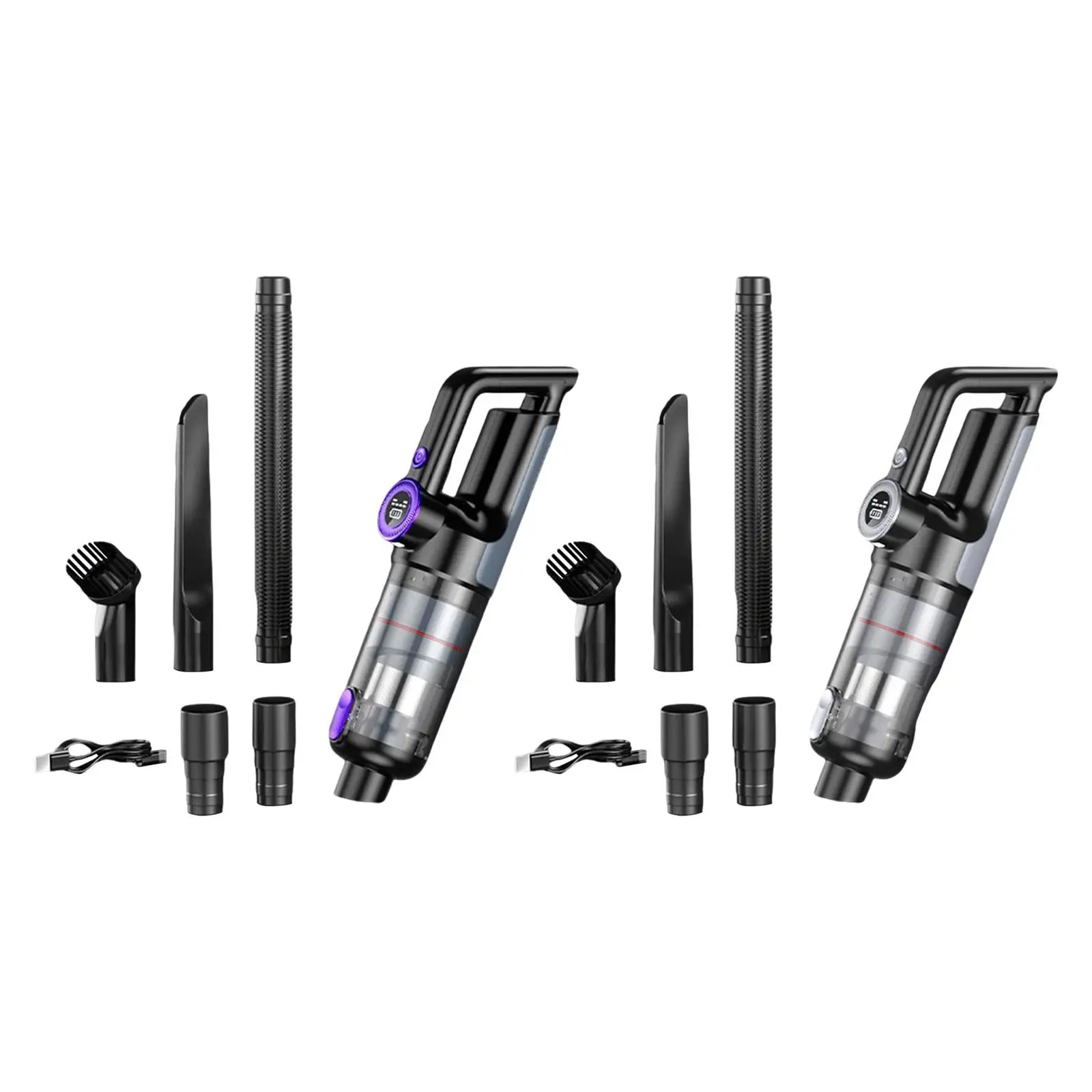 Беспроводные ручные пылесосы универсальный малошумный 2-скоростной ЖК-дисплей