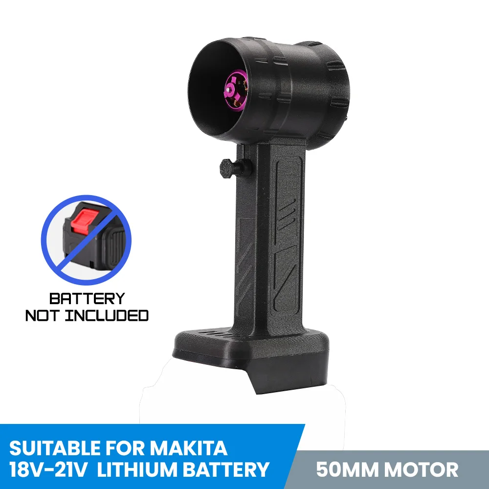 

XL воздуходувка 1300 г тяговый ручной канальный турбовентилятор 50 мм турбореактивный вентилятор бесщеточный для Dewalt/Makita/Milwaukee 18/21 В аккумулятор