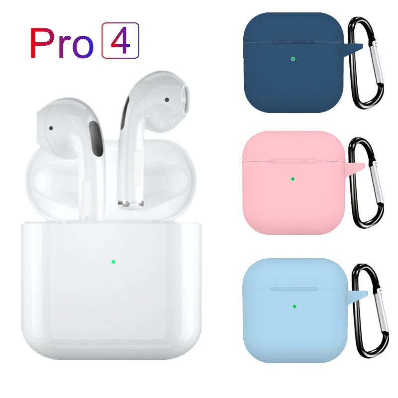 Air Pro 4 Wireless headphones 5.2 Earphone Bluetooth In-Ear Stereo Bass Headset with Mic Charging Box Fone Bluetooth Headphones